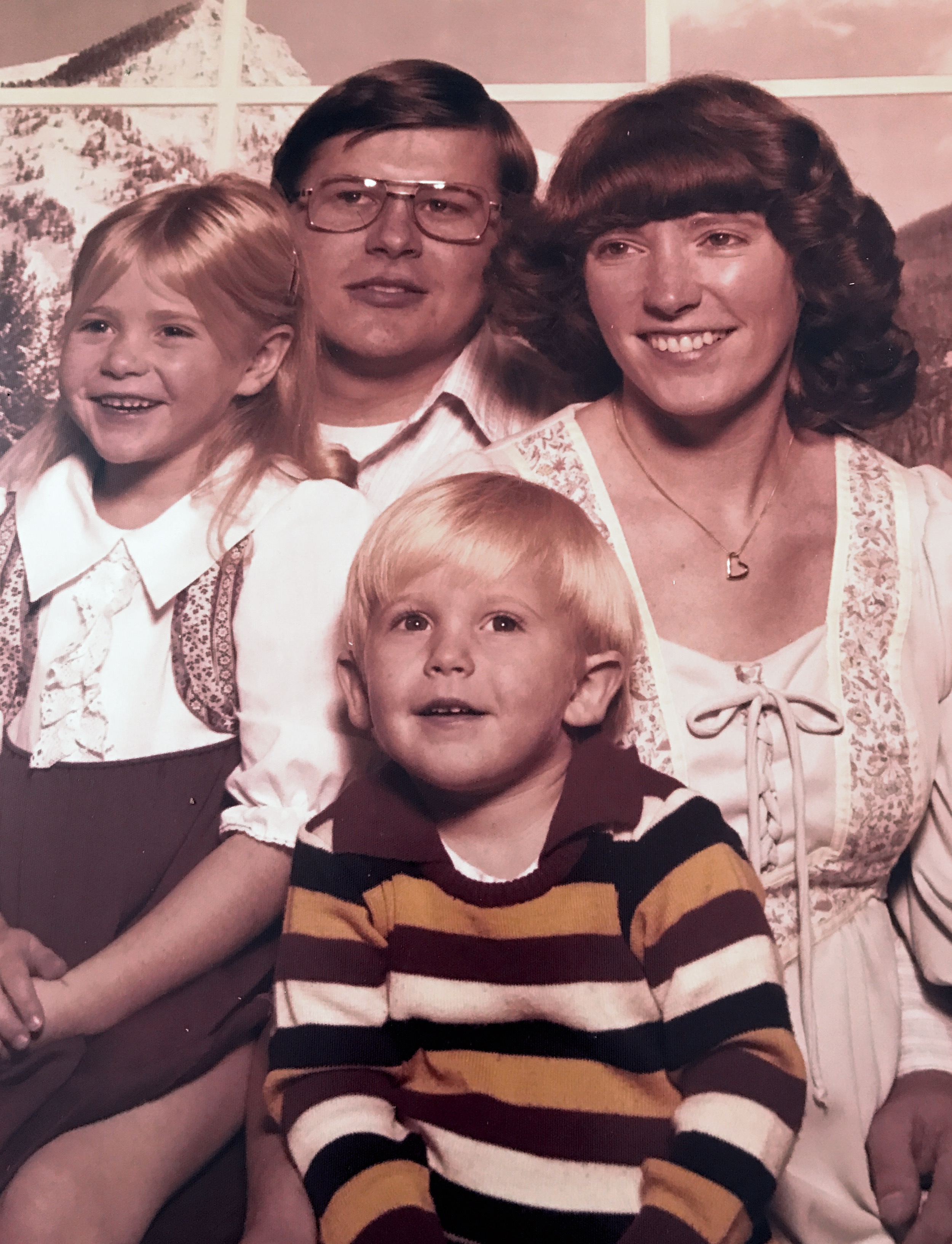 Family photo , taken in Medford, 1979 )?)