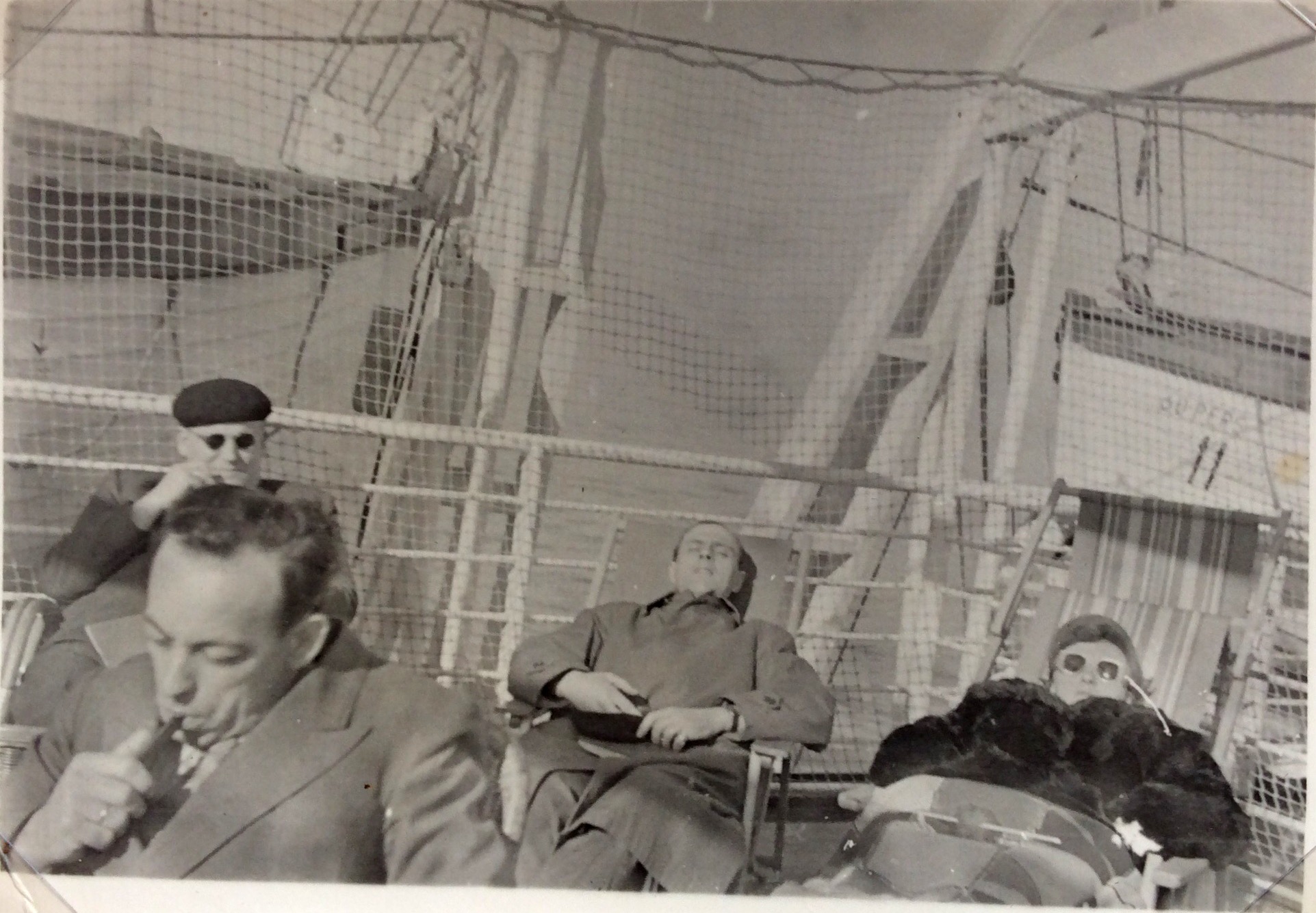 ON THE  SS.ZUIDERKRUIS...BEFORE WE CROSSED THE EQUATOR, TO GO TO SOUTH AFRICA...1953..