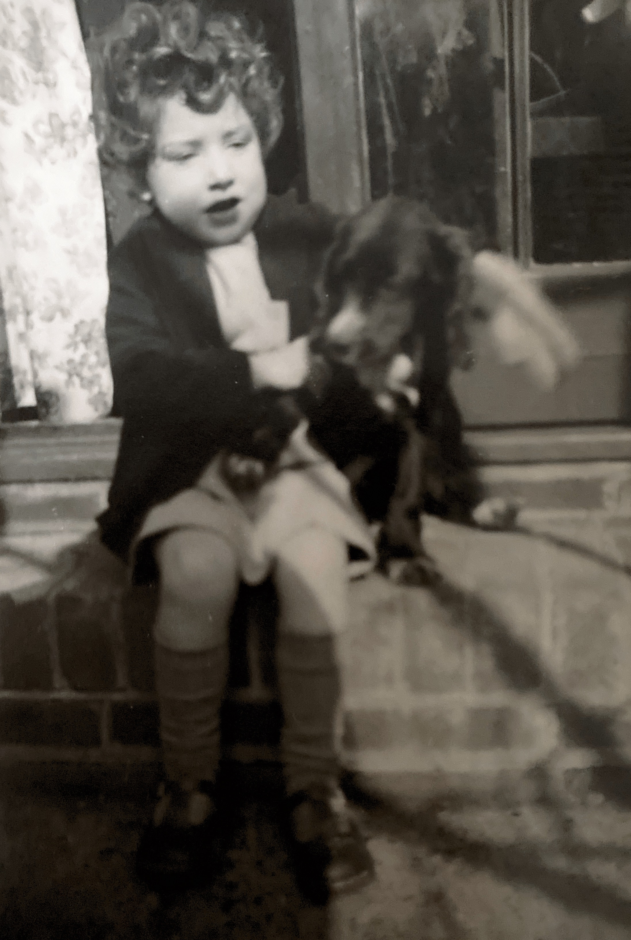 Penny and my first dog 1951 or 52?