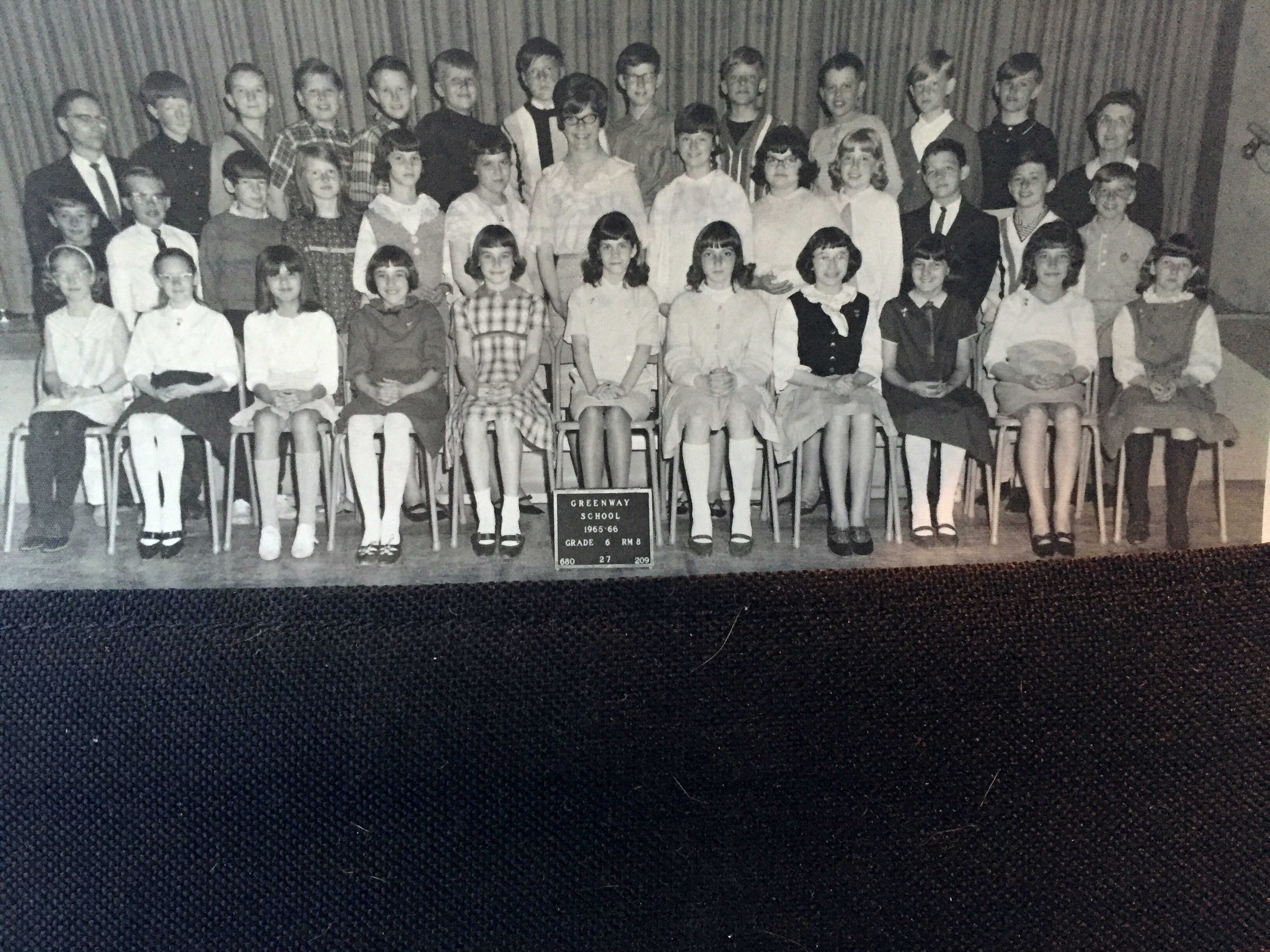 Greenway School Class of 1965-1966