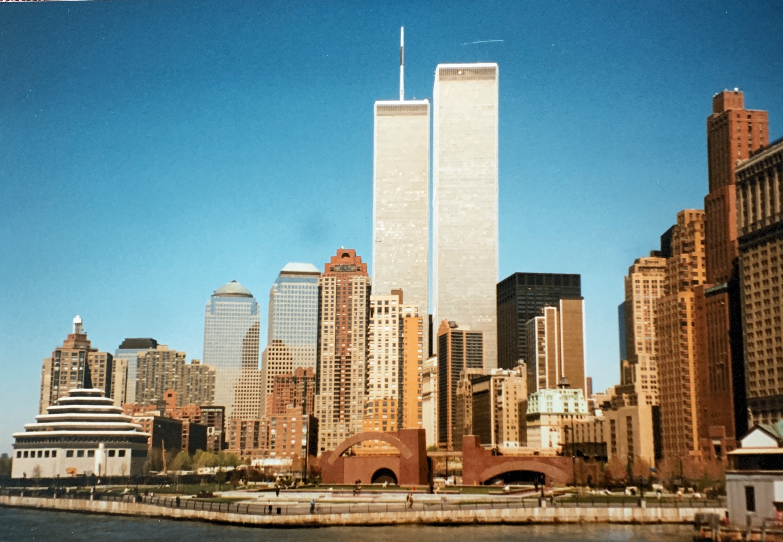 World Trade Center in the 1990’s. Photo taken by Kendra Good.