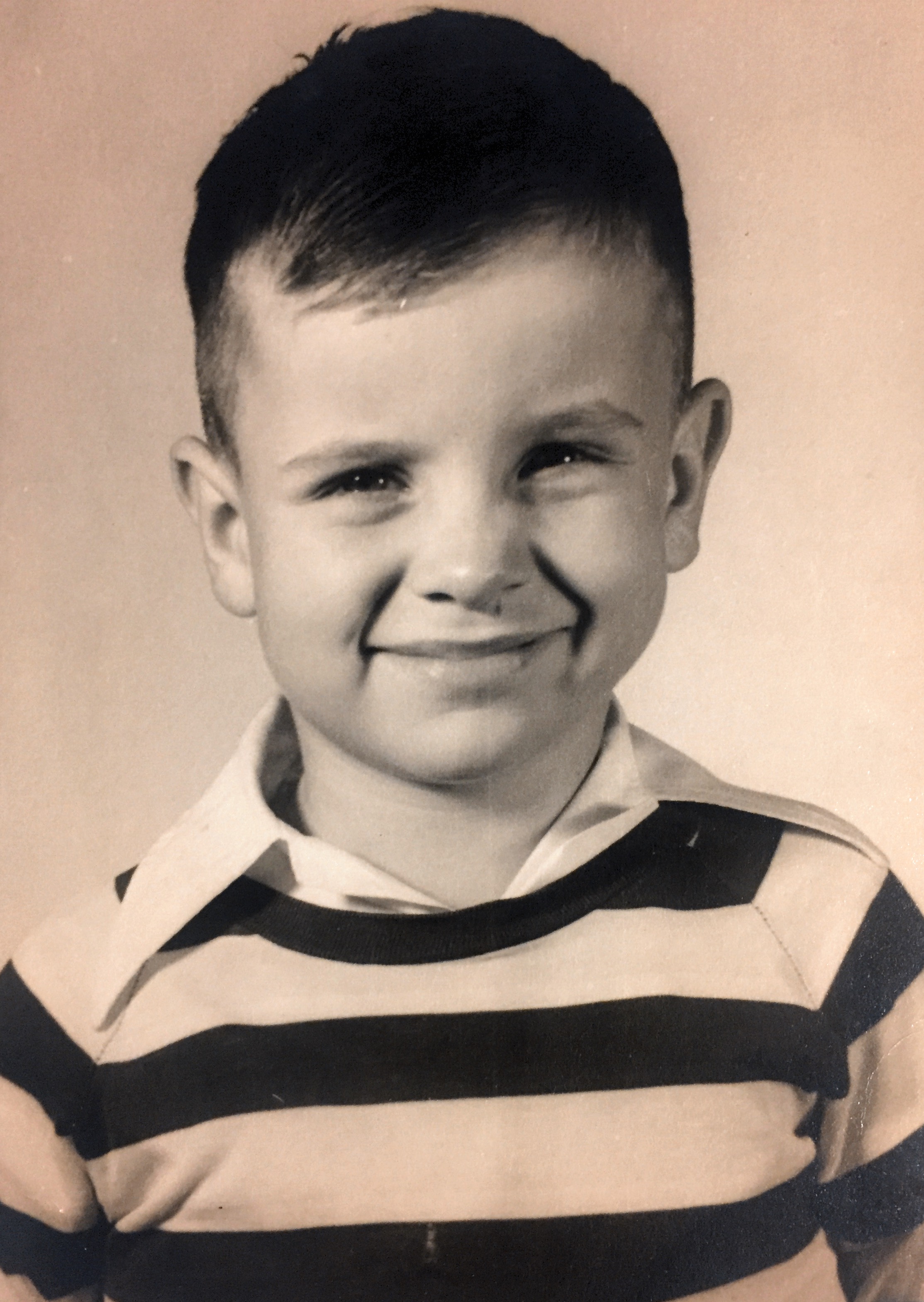 Ronnie Smith 1st Grade School Photo. There was no Kindergarten offered in Prichard, AL in those days, so 1951-1952 was his first introduction to school.