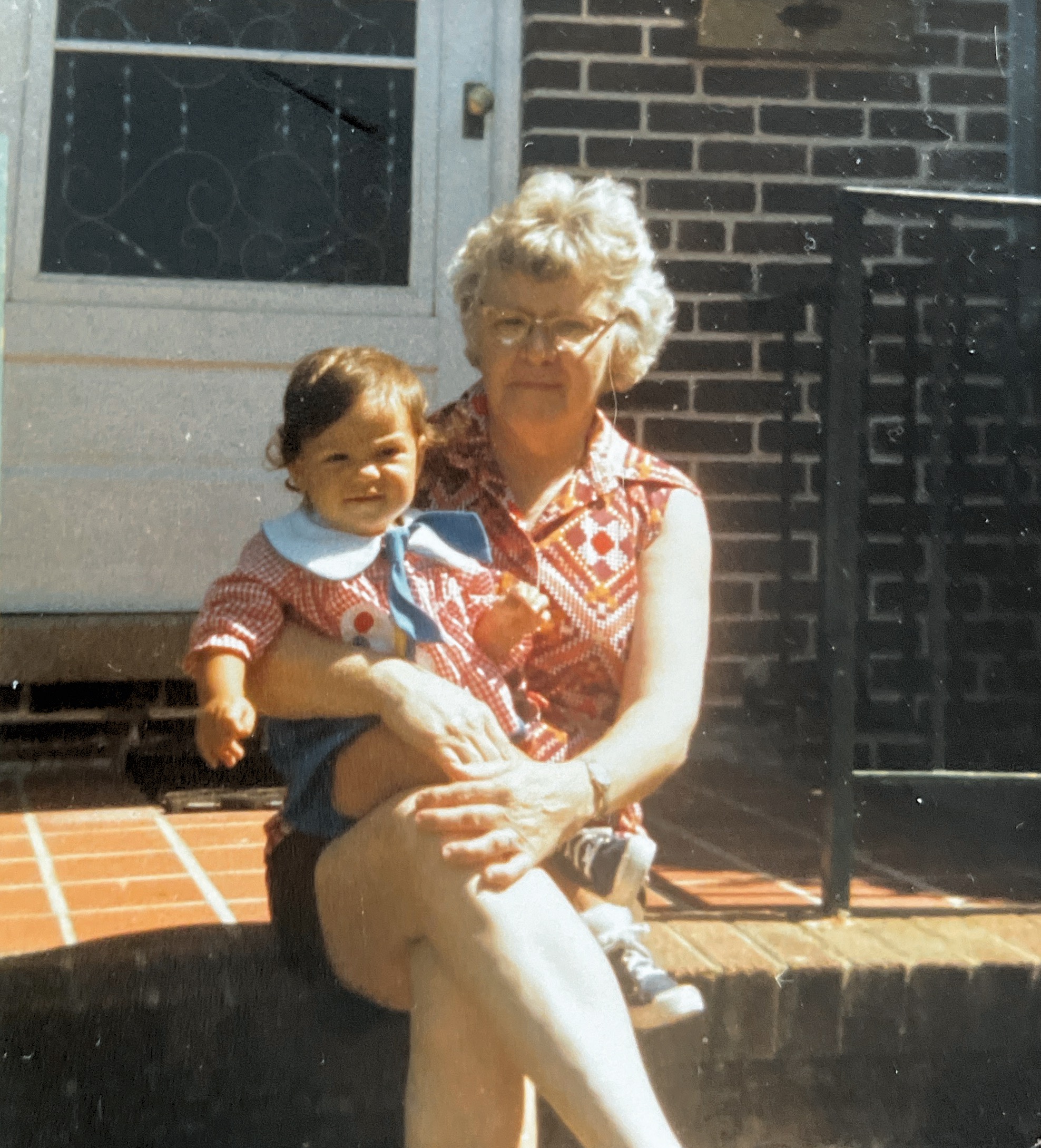 Aunt Bess with Teresa 1980