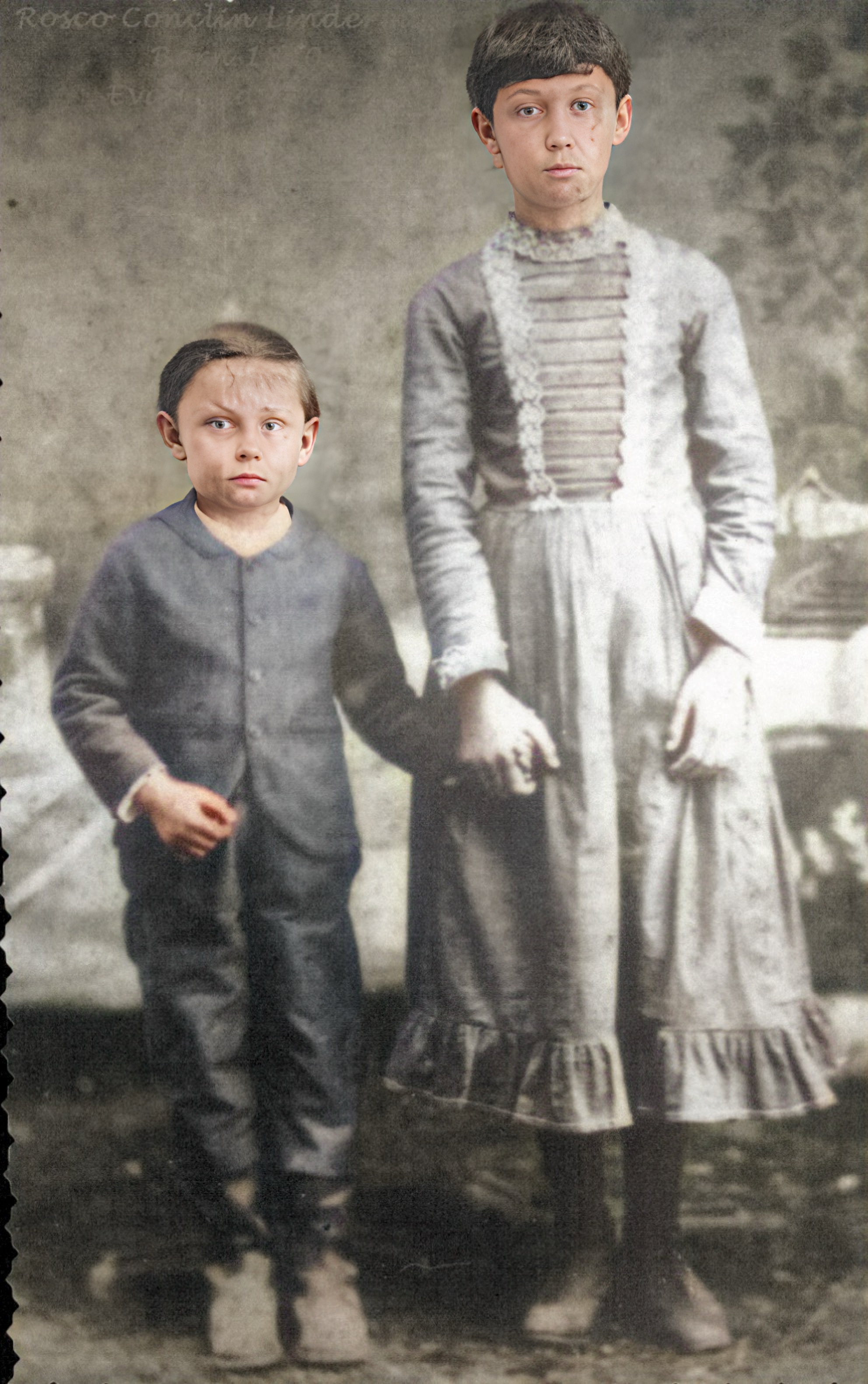 Rosco Conklin Linderman 1881-1914 EvalineBirdie’Eva’Linderman 1873-1954 children of John and Ellen Linderman
