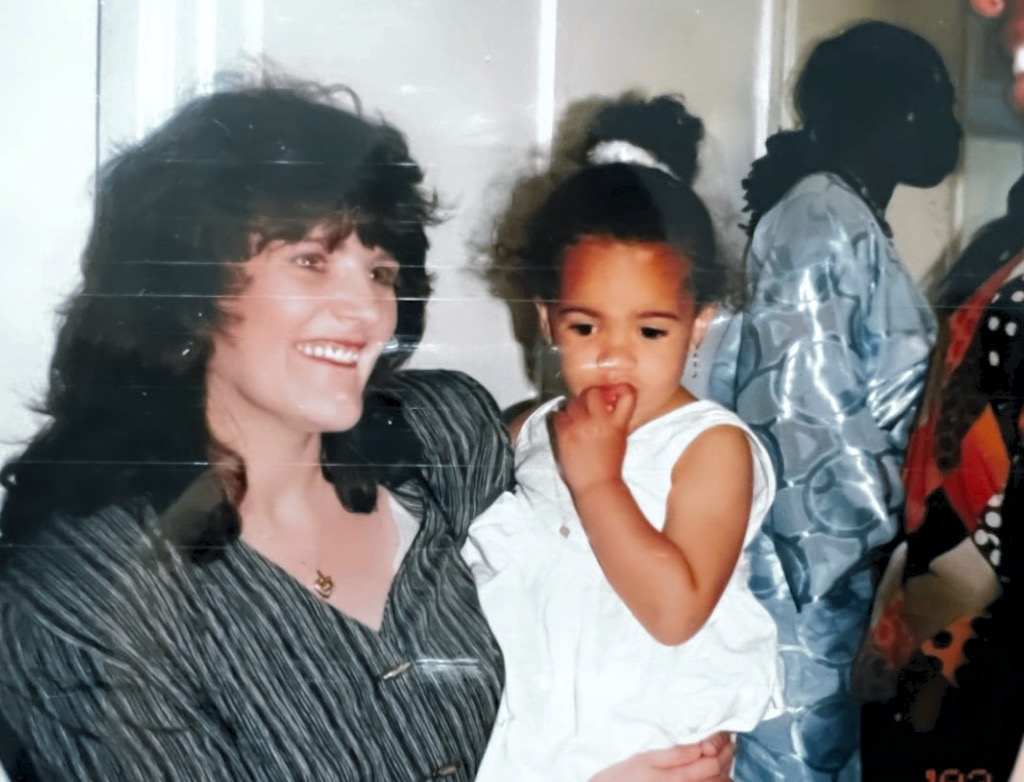 Me and my mother around 1993-94