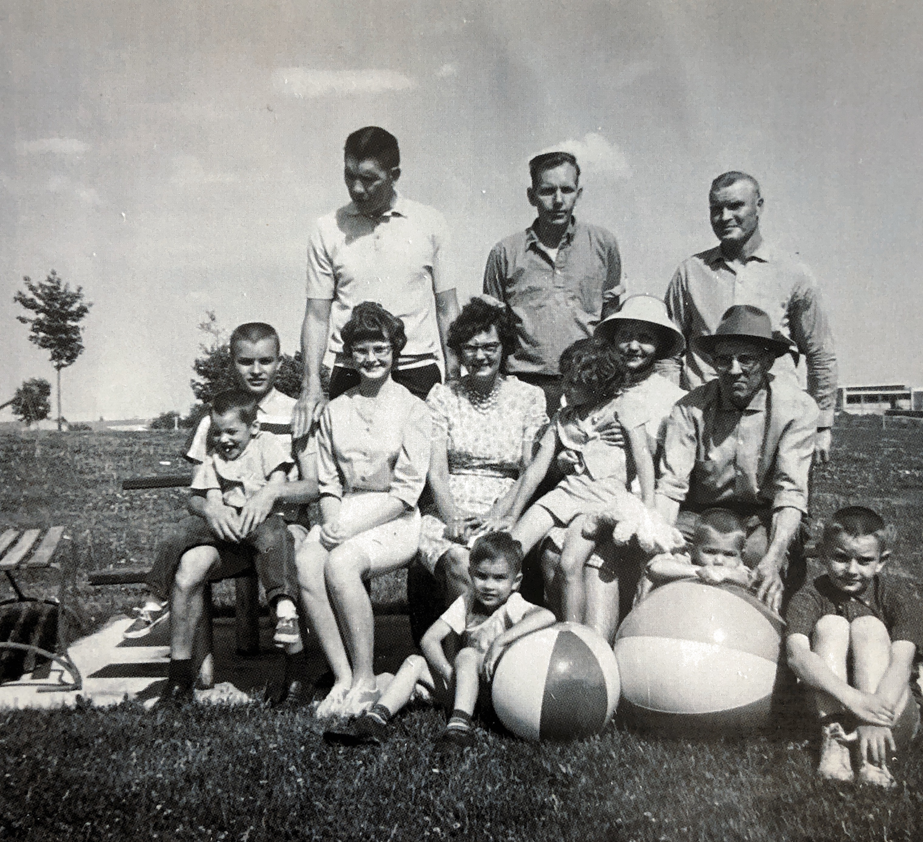 Adams family Memorial Day Shadle Park 1963