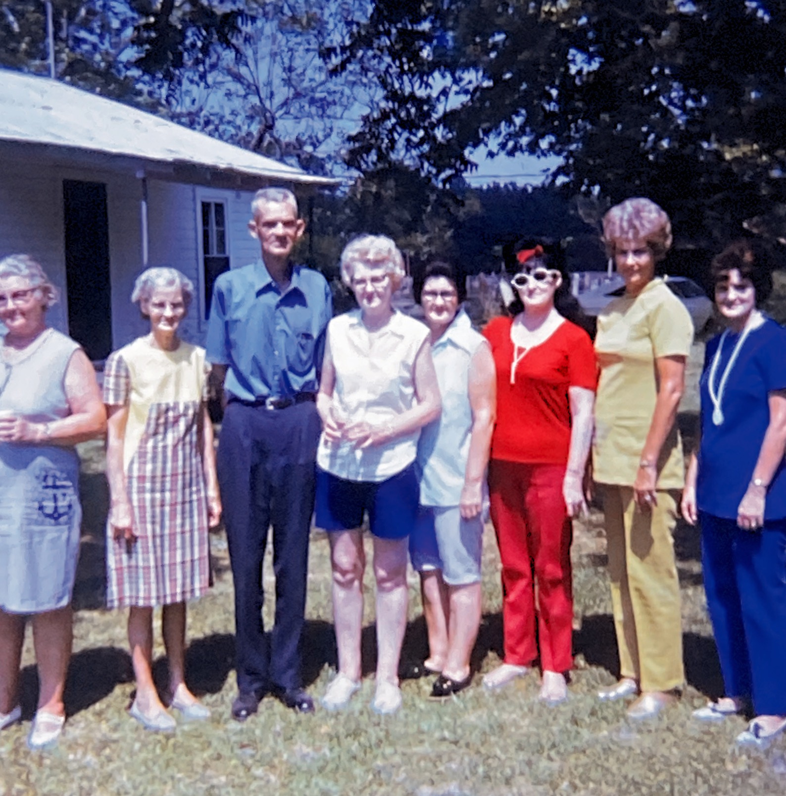 Dayy and his 7 sisters in the 1960