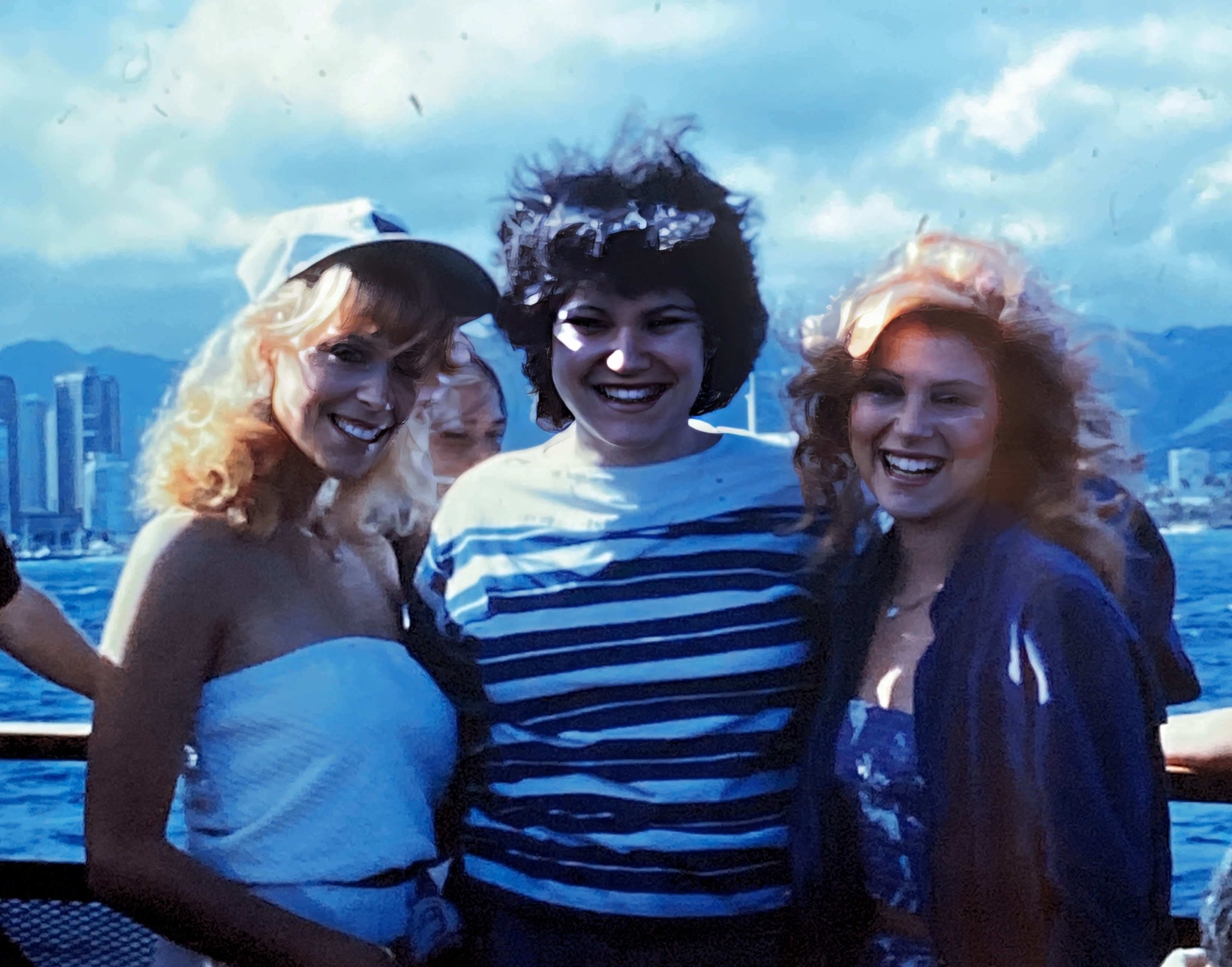 Landers Sisters in Hawaii with Dalia 1982