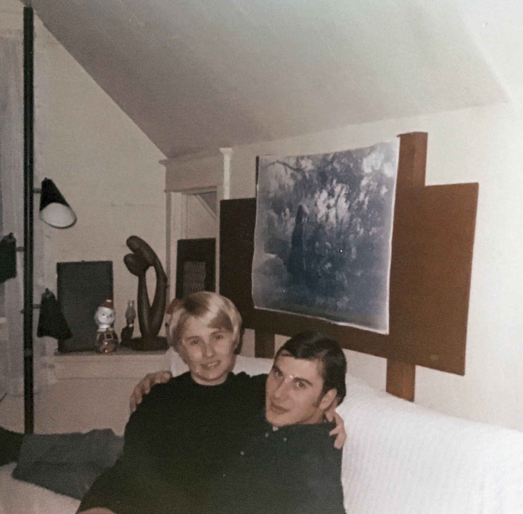 Char and Wayne. December 1970