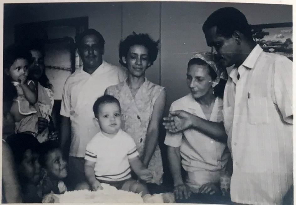 Cumpleaños de 1 año de Omar. Maracaibo 25 de Abril 1968