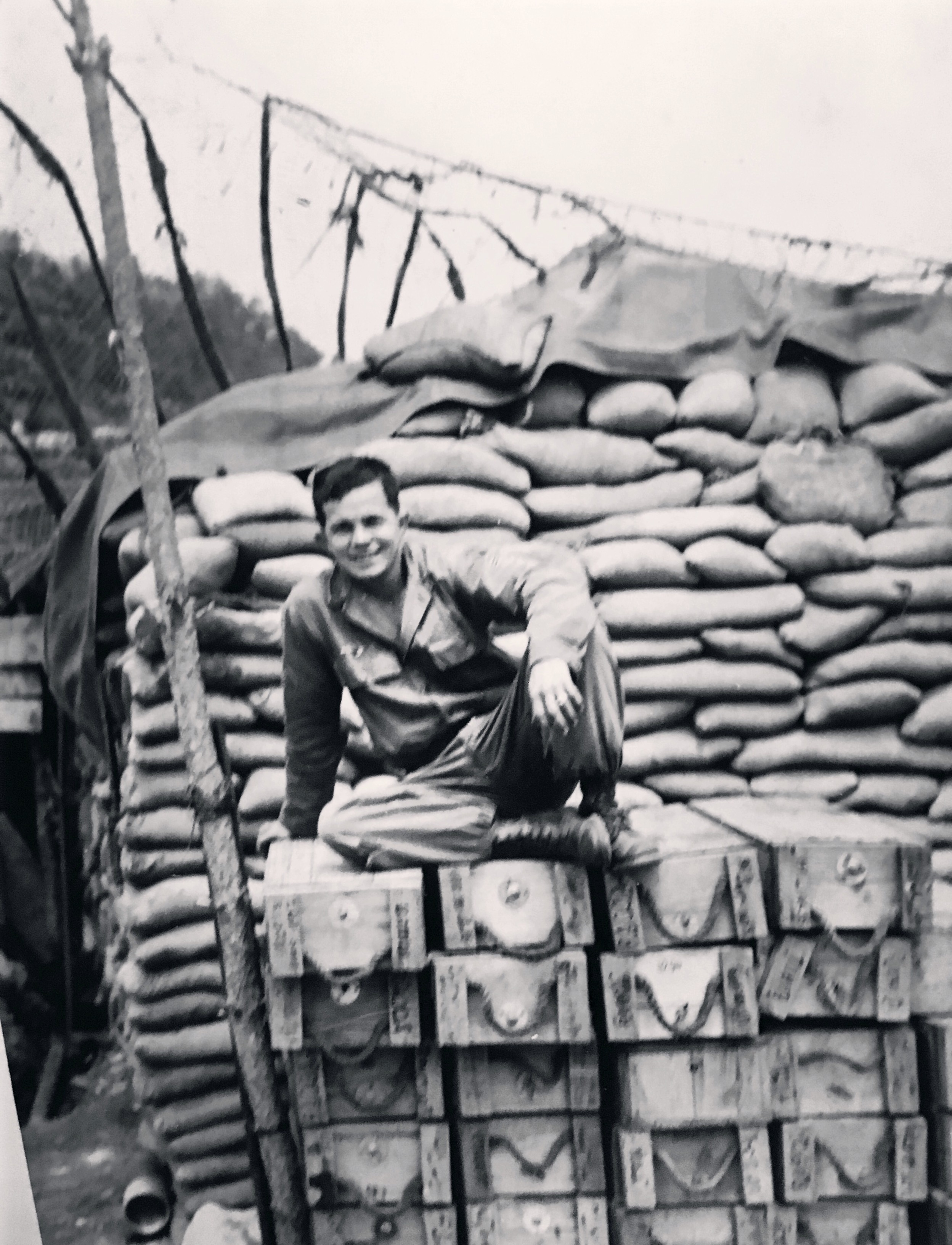 My grandpa at Korea War. 7th Infantry Division. 1950's