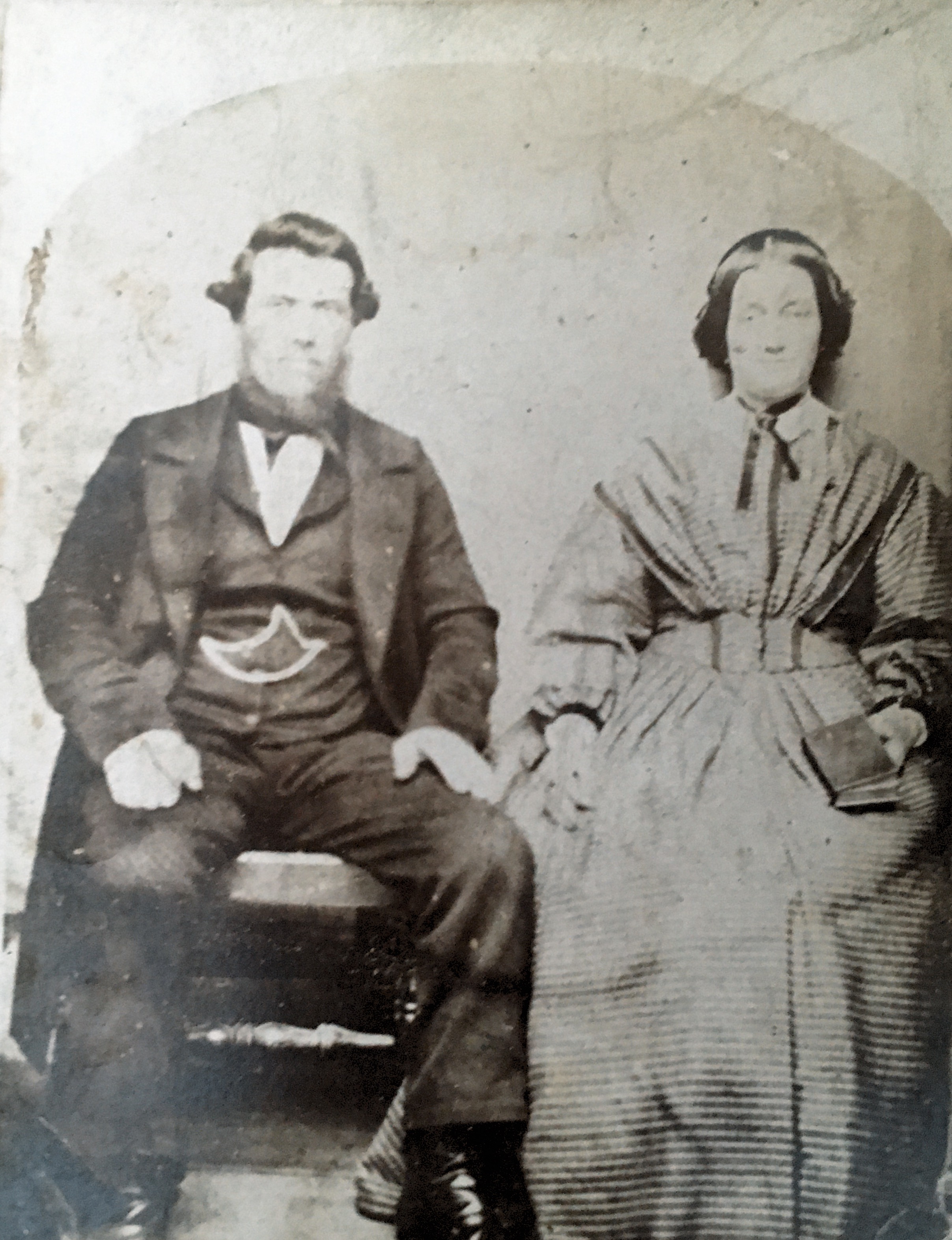 Great great grandpa and grandma Lee Circa 1870