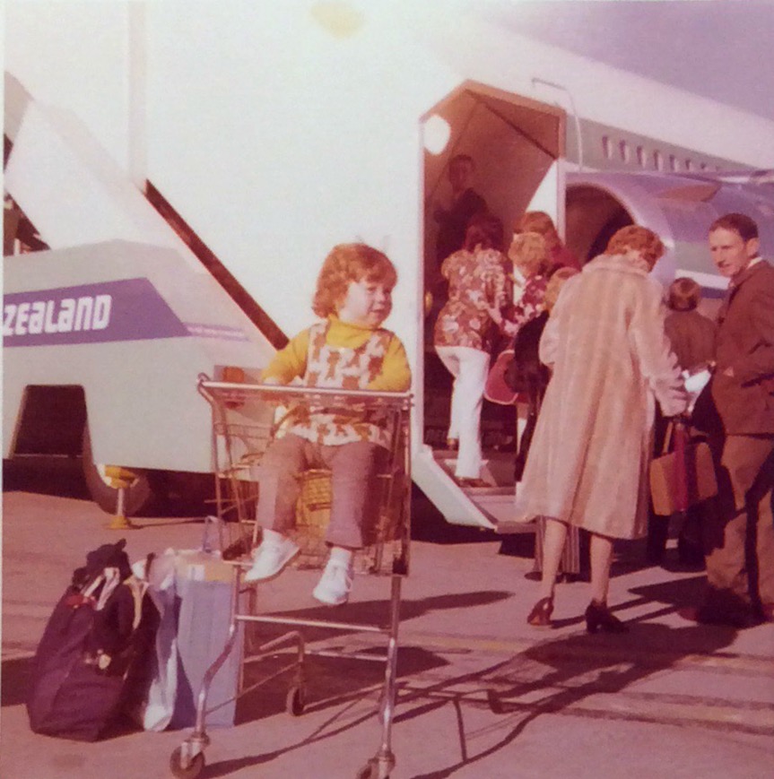 First trip overseas January to April 1973