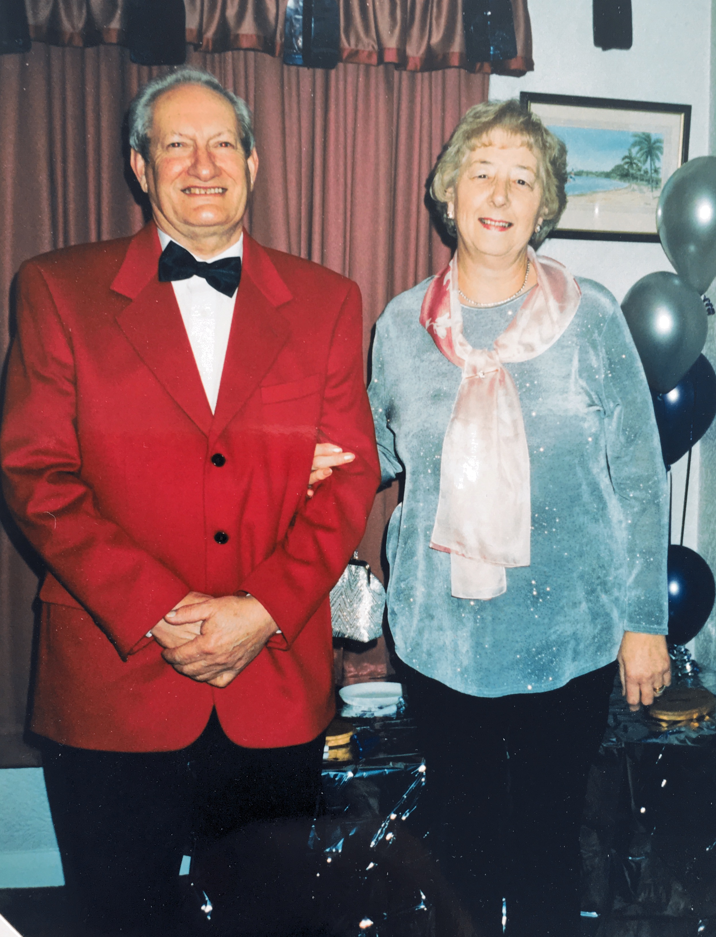 1999 party at Rowan Way - Mum & Dad