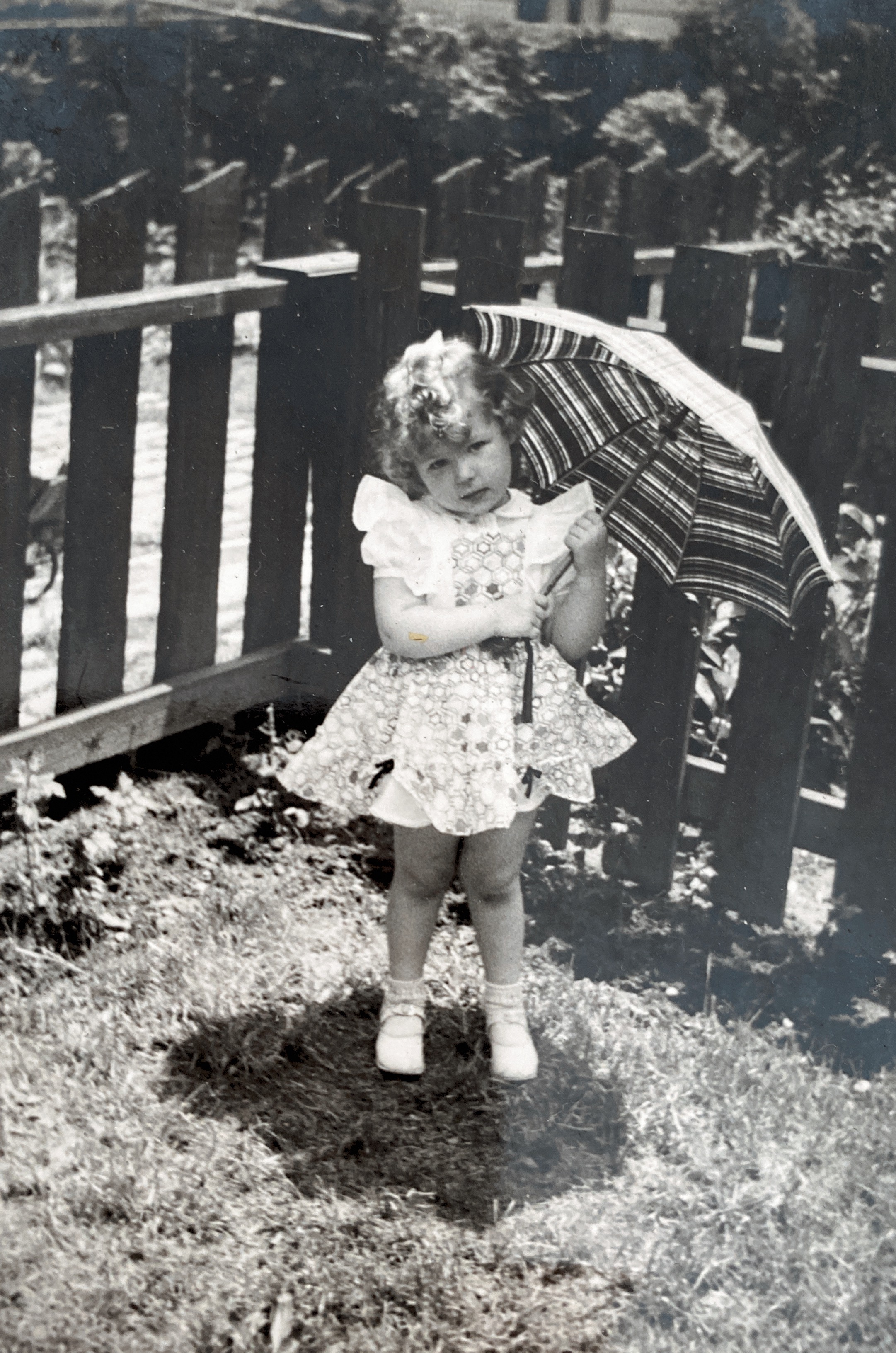 My sister, Diana’s 2nd birthday 1948