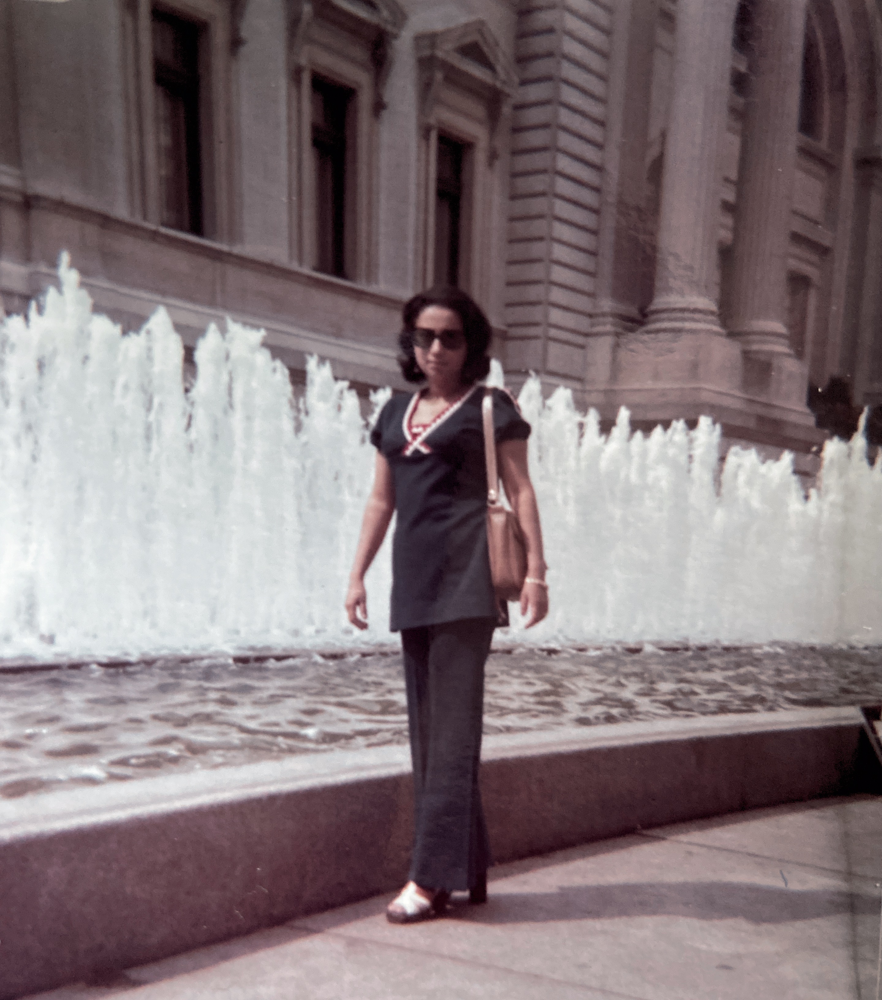 My Mom at the Met early 1970’s