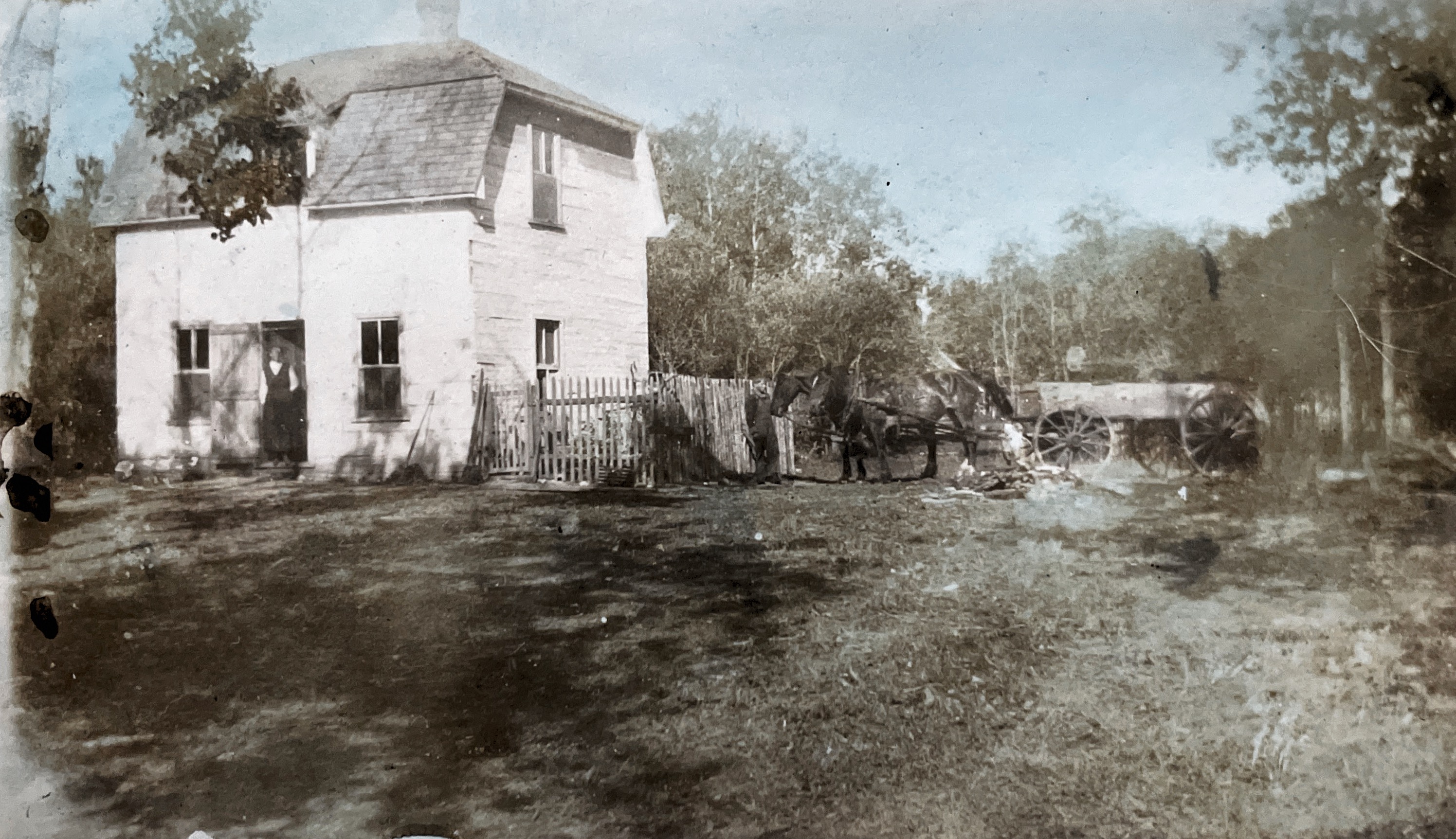 Gramma and grandpa Bass’s house at waterhen 1920’s 