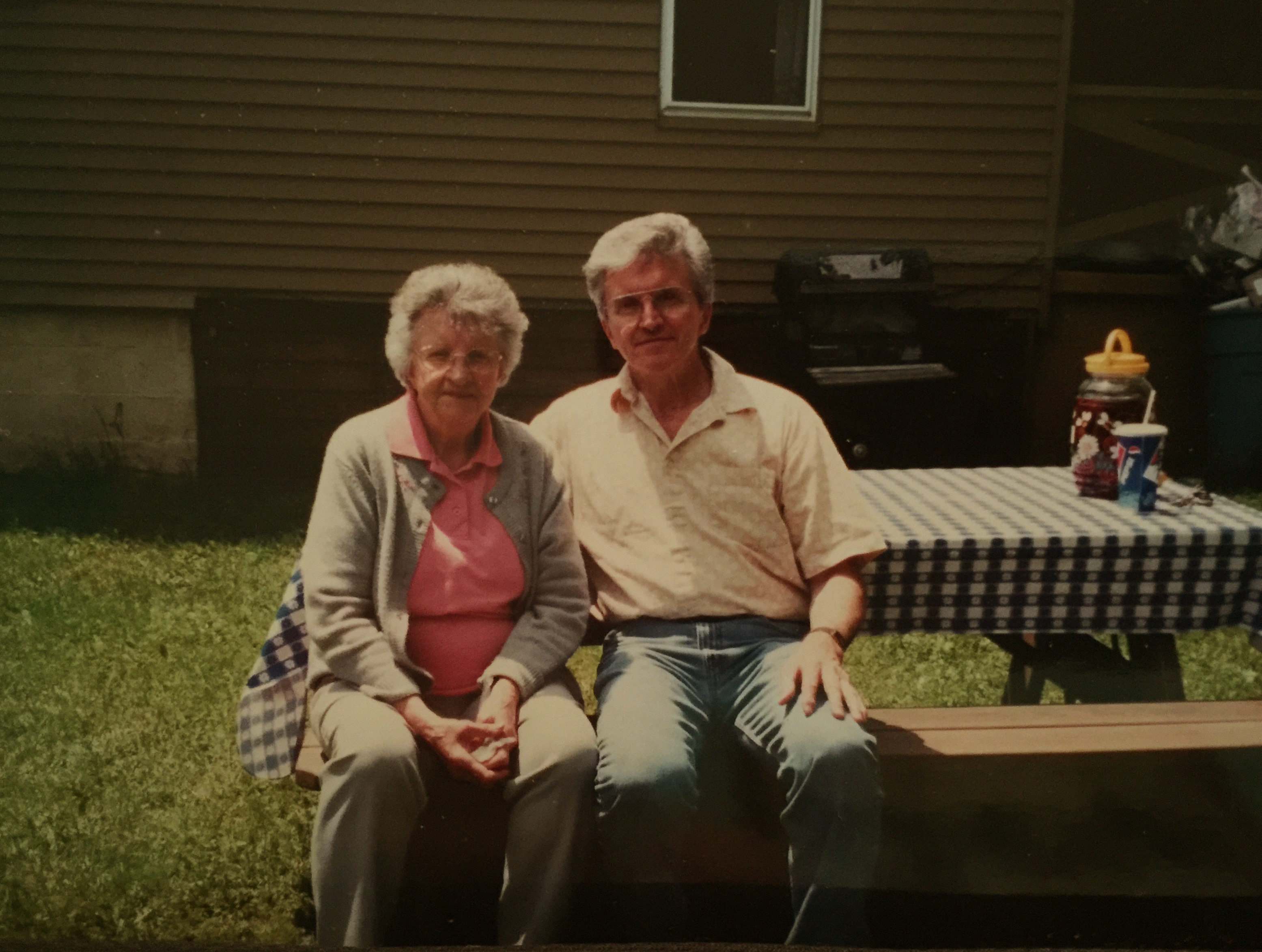 Ruth and Harold at Stephanie’s on Dixon Av 2002.