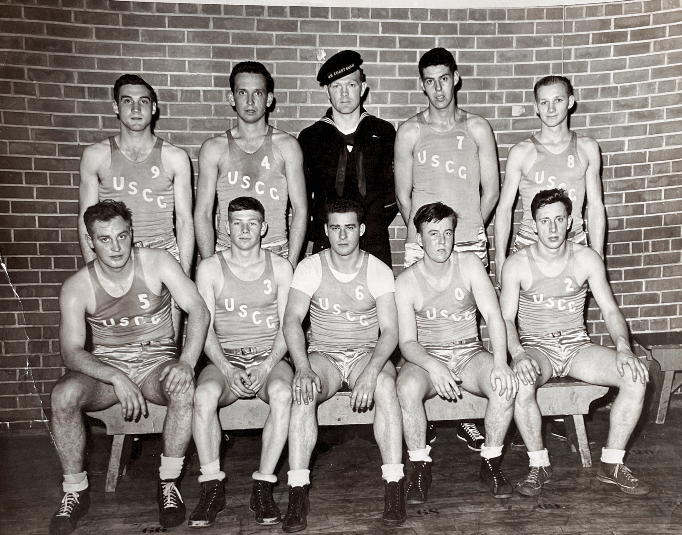 Coast guard basketball team 1942