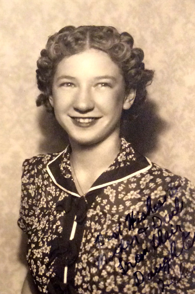 My Grandmother, age 18, 24 June 1941