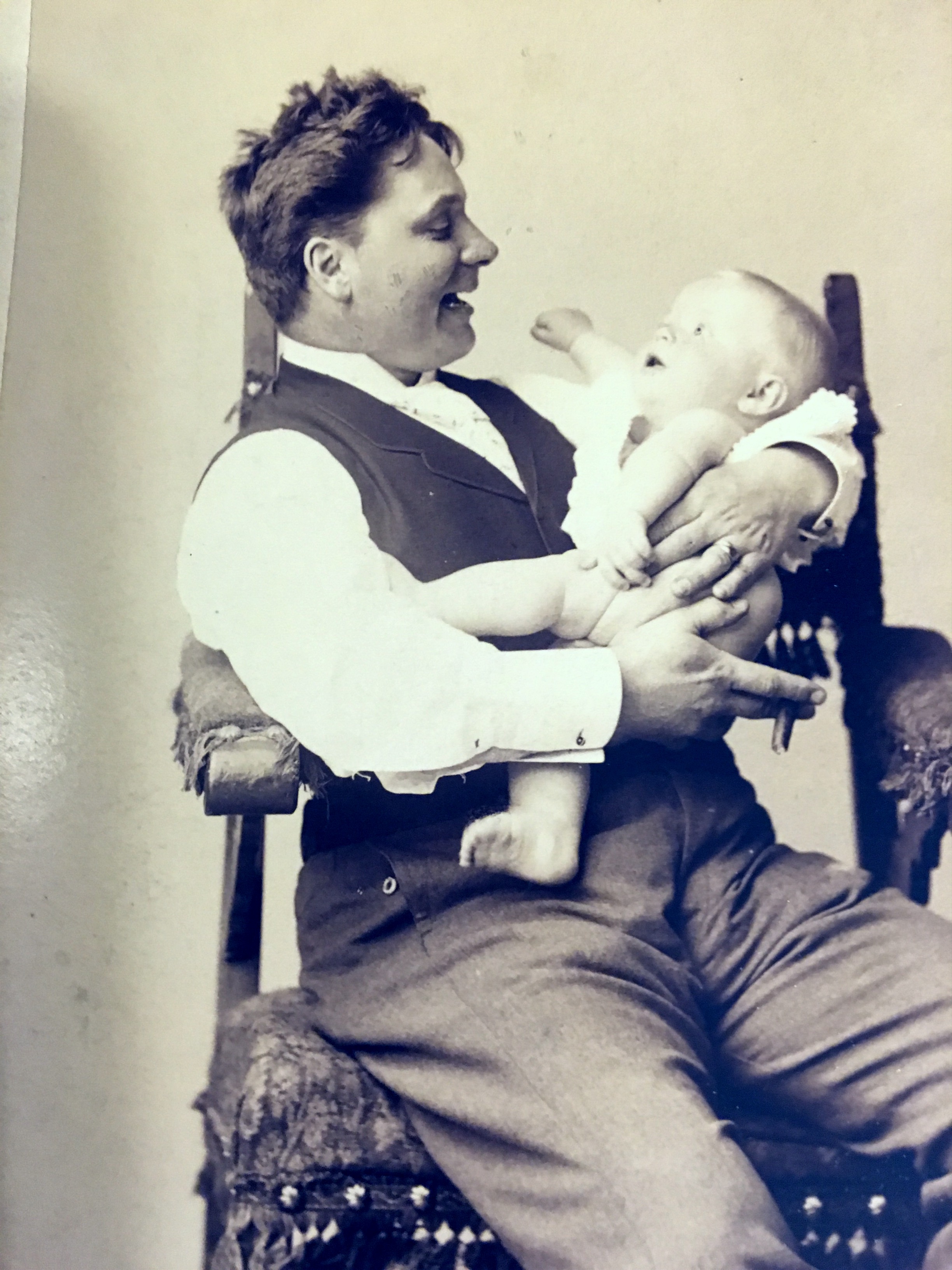 My granddad  with my father 1893!