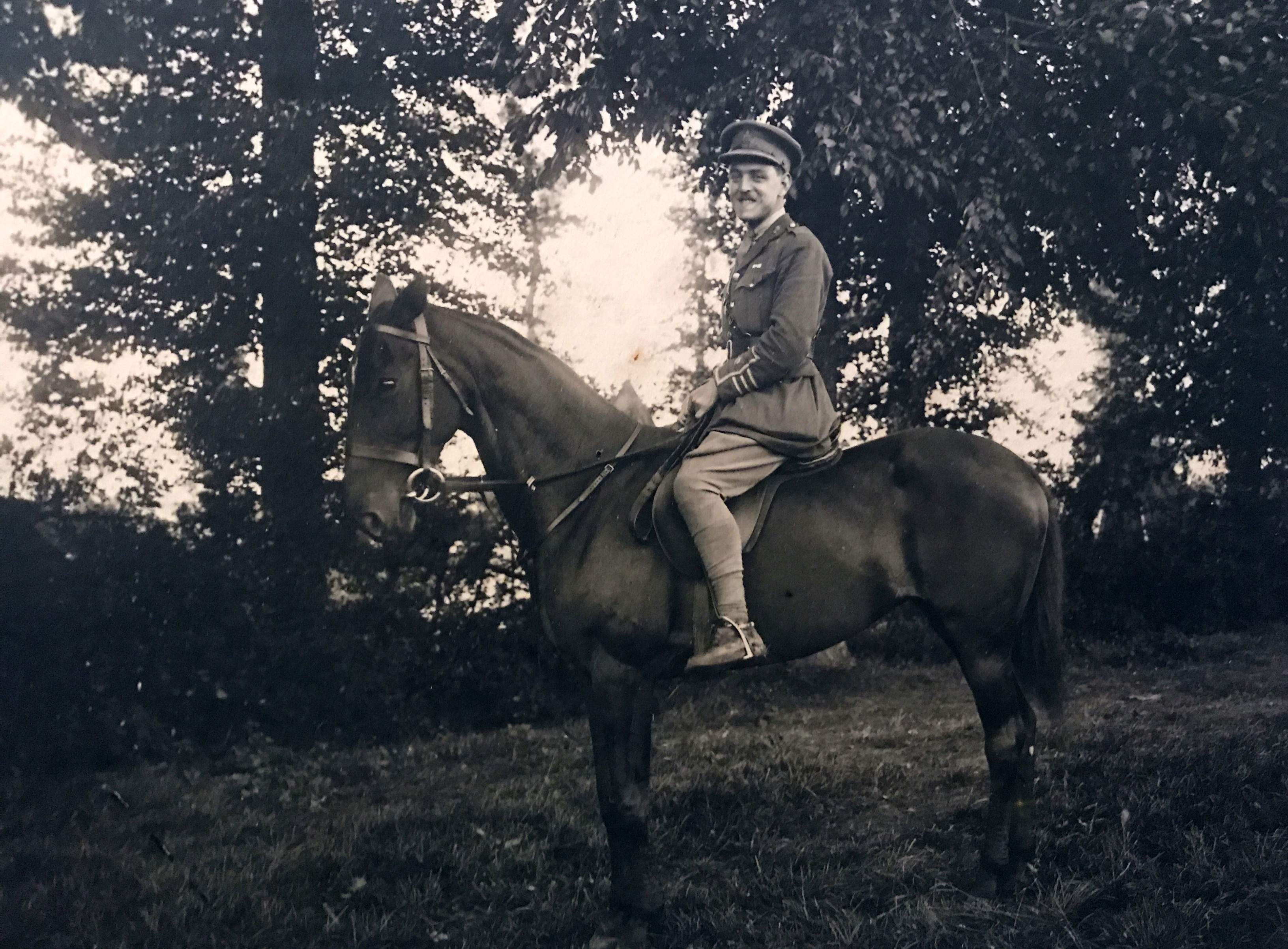 Lieutenant Colonel Cadifor Hilditch MC DSO with his faithful horse Milady 
1888-1919

