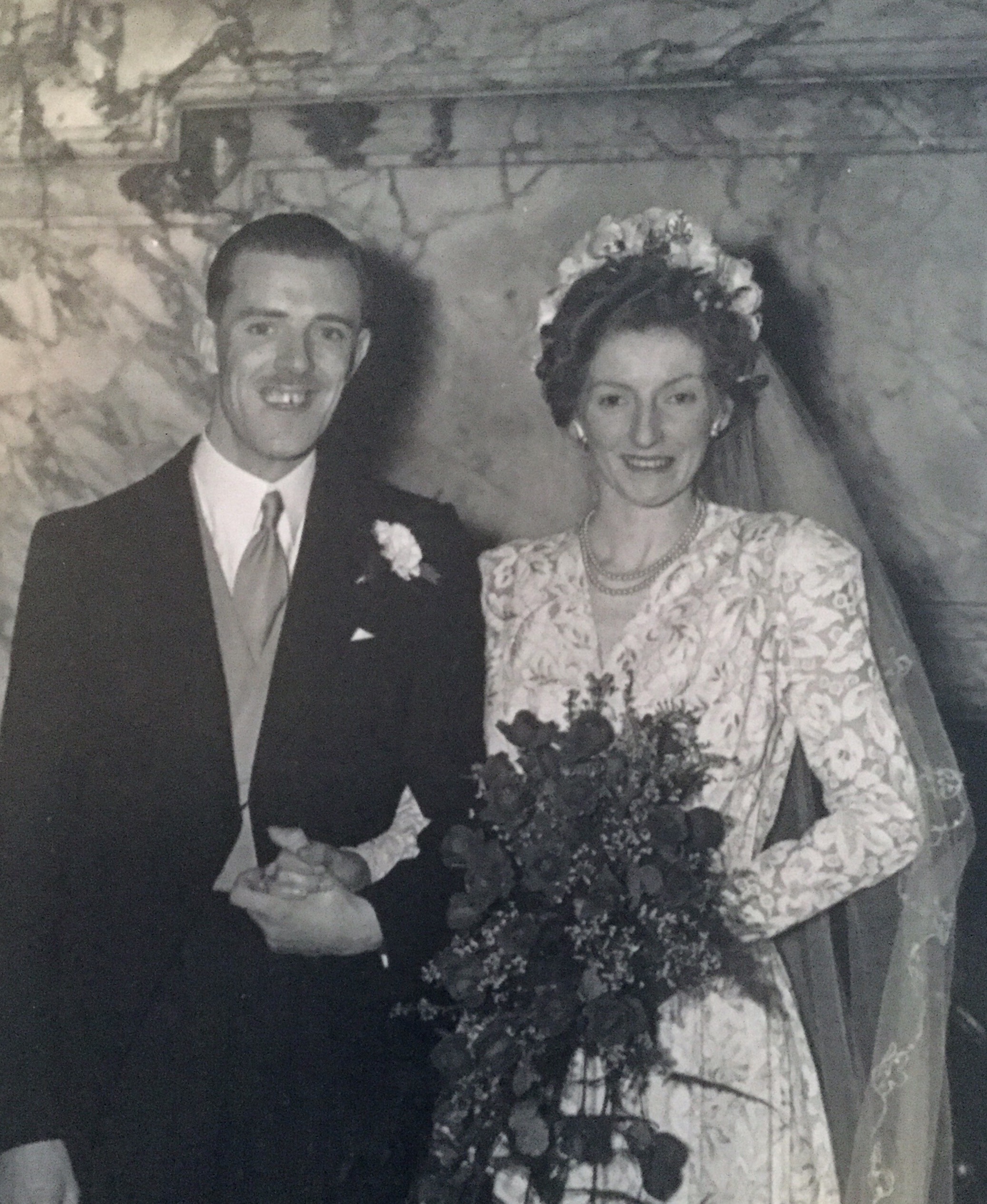 Mum and Dad  Wedding Day 1947