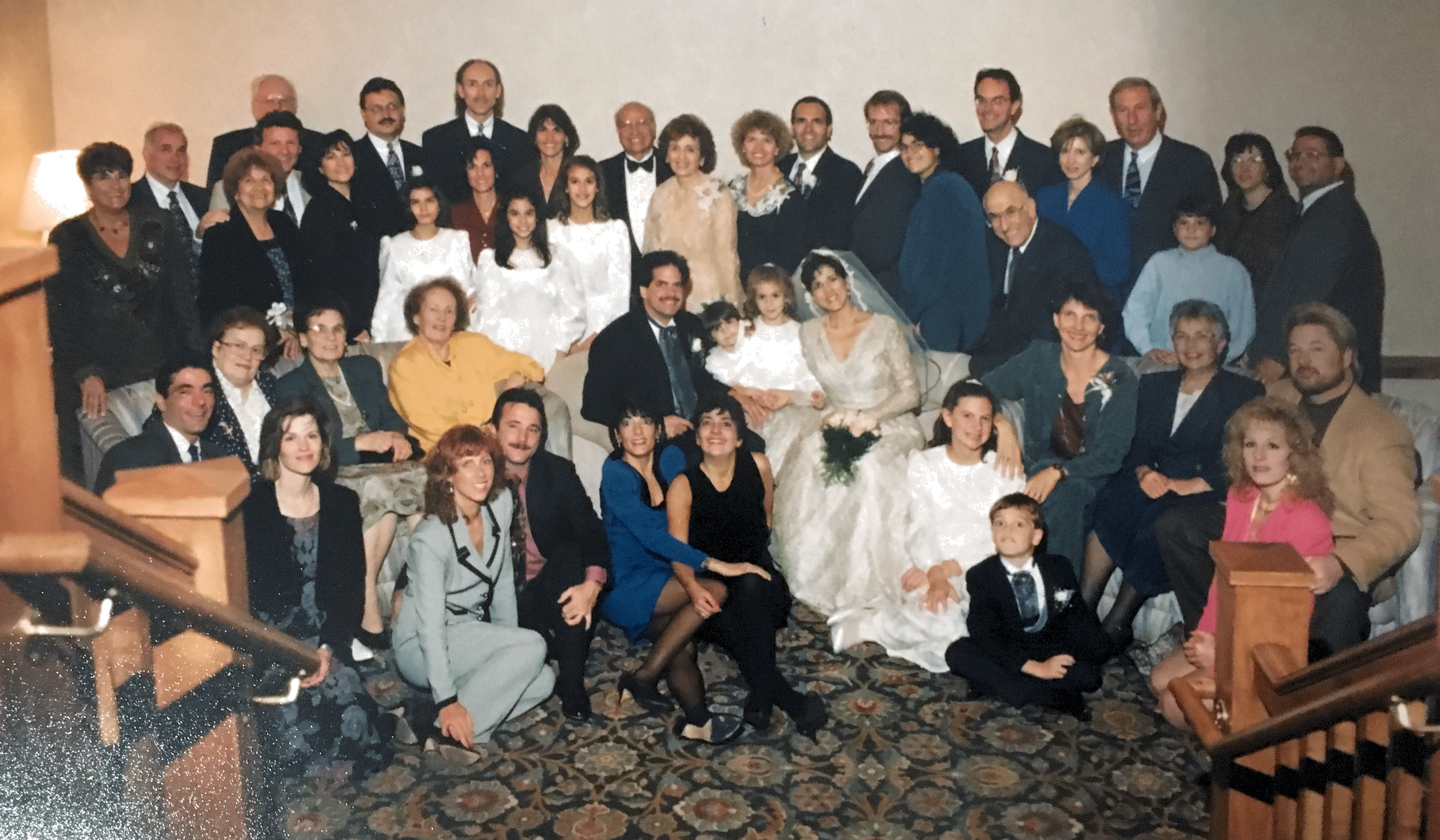 October   1996     Wedding                 Joni m Iole    To Ron Howard      In   Denver    Colorado      Wedding gown worn by brides mom   In 1952    Beautiful  day   Many friends  and family attended (from many locations 💐💖💖)lovely  bridal party 