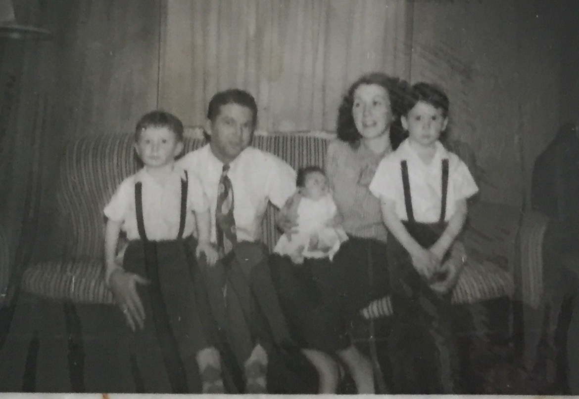 Mary Vanderbles 1952
With Mum Peggy Dad Paul
Brothers Paul & Michael 
 
