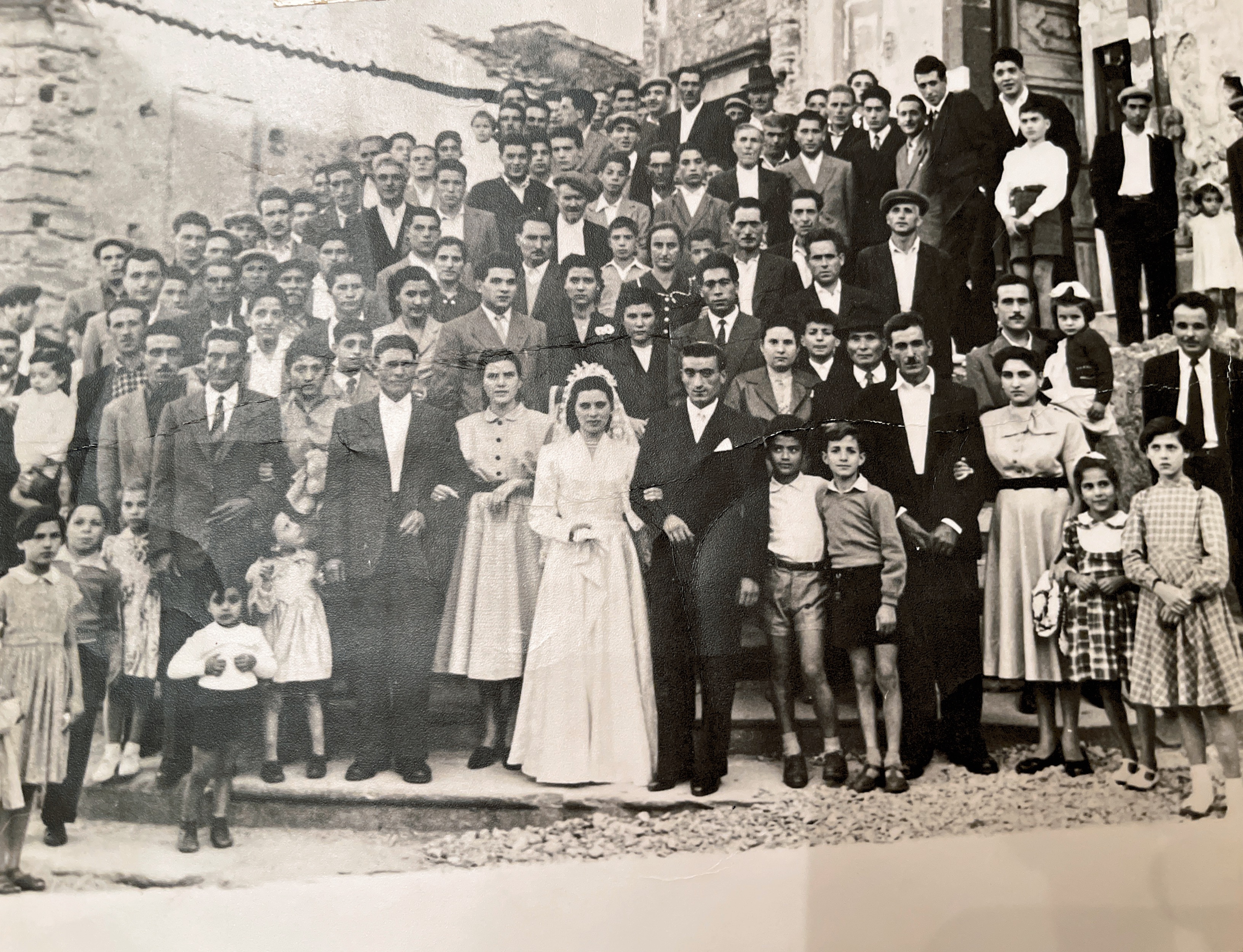 The wedding of Antonia and Domenico Costarella 29/09/1954
